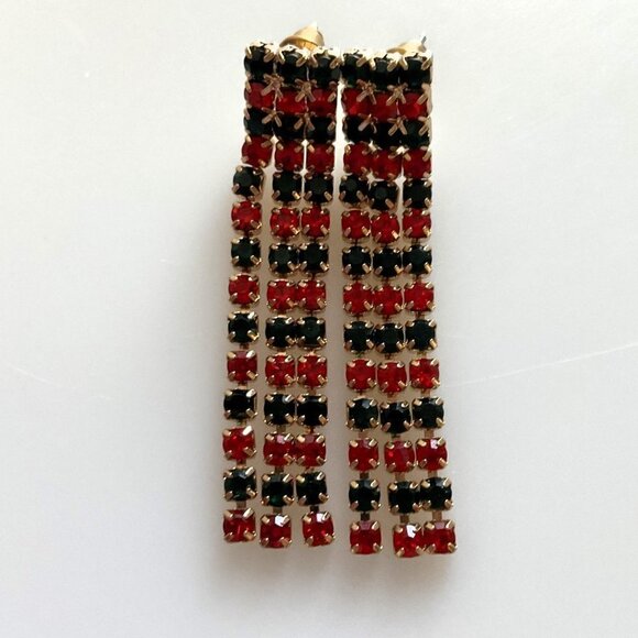 NEW TURKEY FALL LEAVES  RHINESTONE NECKLACE & EARRINGS SET - Picture 6 of 7